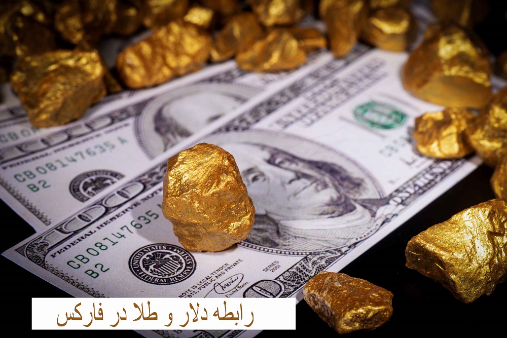 رابطه دلار و طلا در فارکس