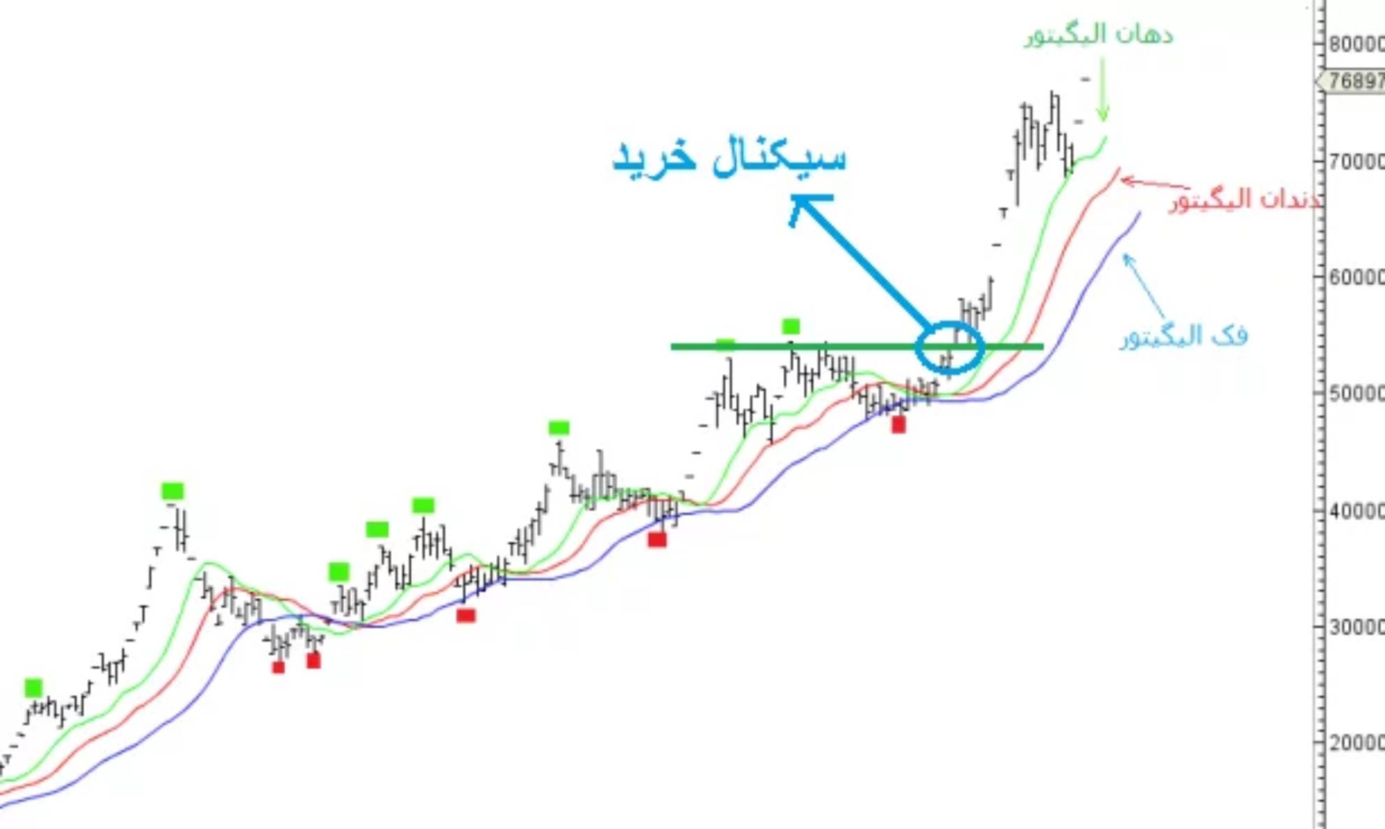 اجزای تشکیل دهنده اندیکاتور الیگیتور